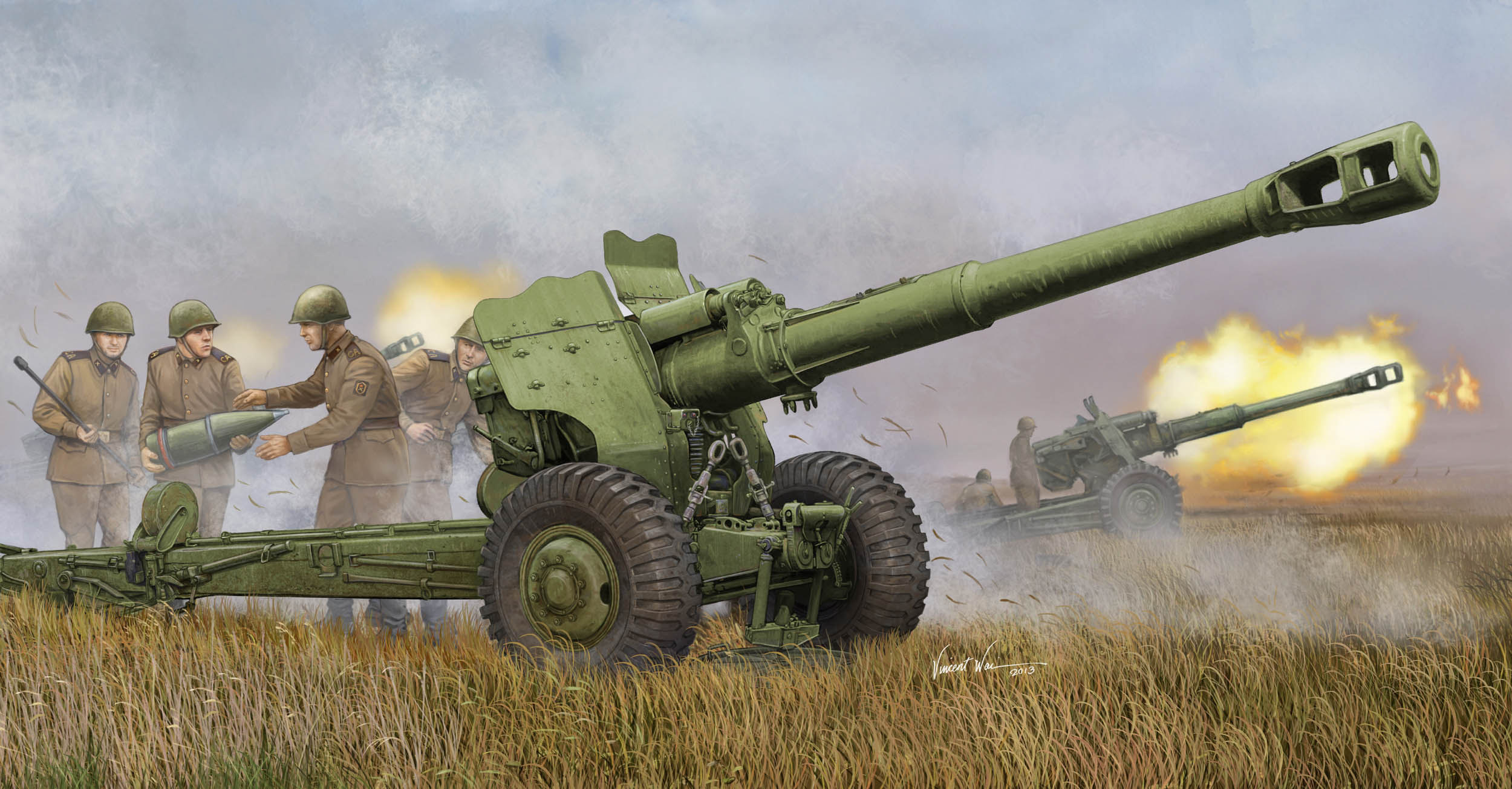 1/35 ソビエト軍 152mm榴弾砲D-20